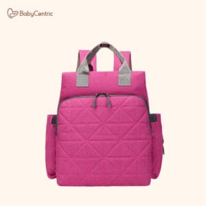 Baby Care Backpack Bright Magenta Pink